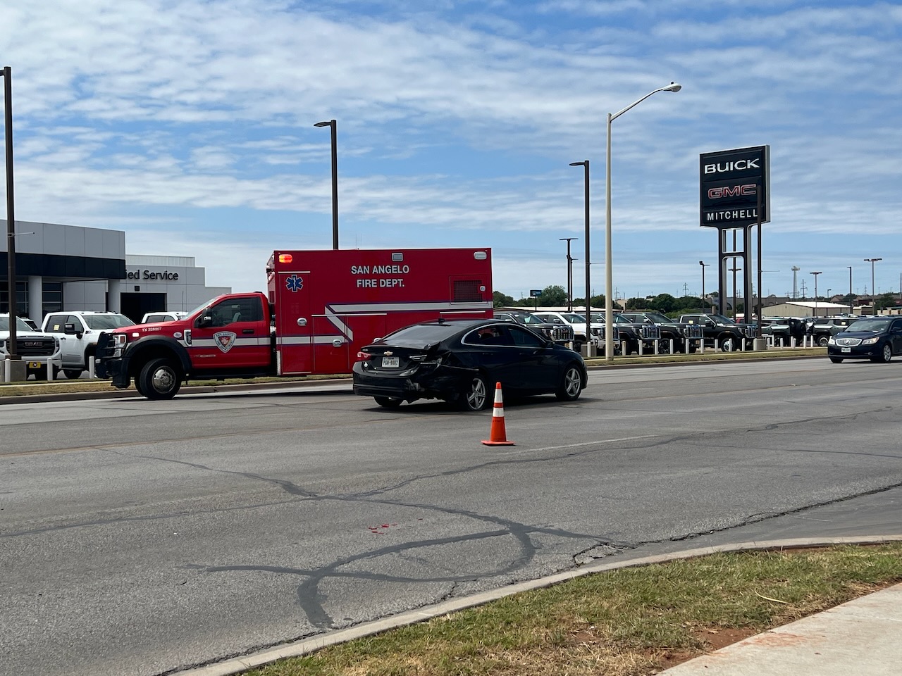 Cadillac Driver Failed to Control Speed Before 3-Car Pile-Up