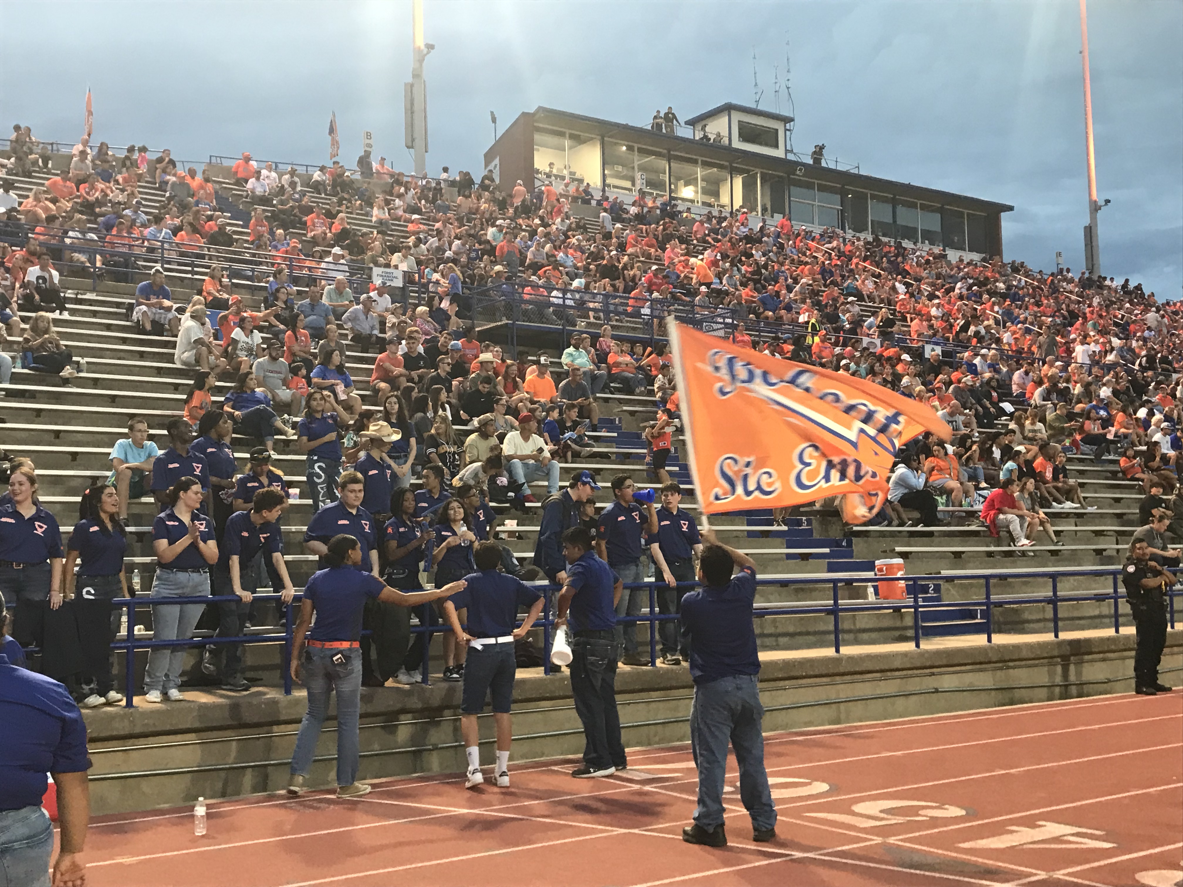 Central Bobcats fans filled up the home stands Friday for the 2024 season opener against Abilene High at San Angelo Stadium. Central Bobcats fans filled up the home stands Friday for the 2024 season opener against Abilene High at San Angelo Stadium.