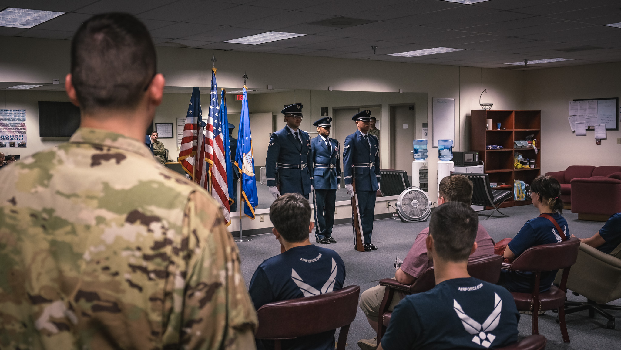 Goodfellow AFB Hosts Air Force Career Day for Potential Recruits