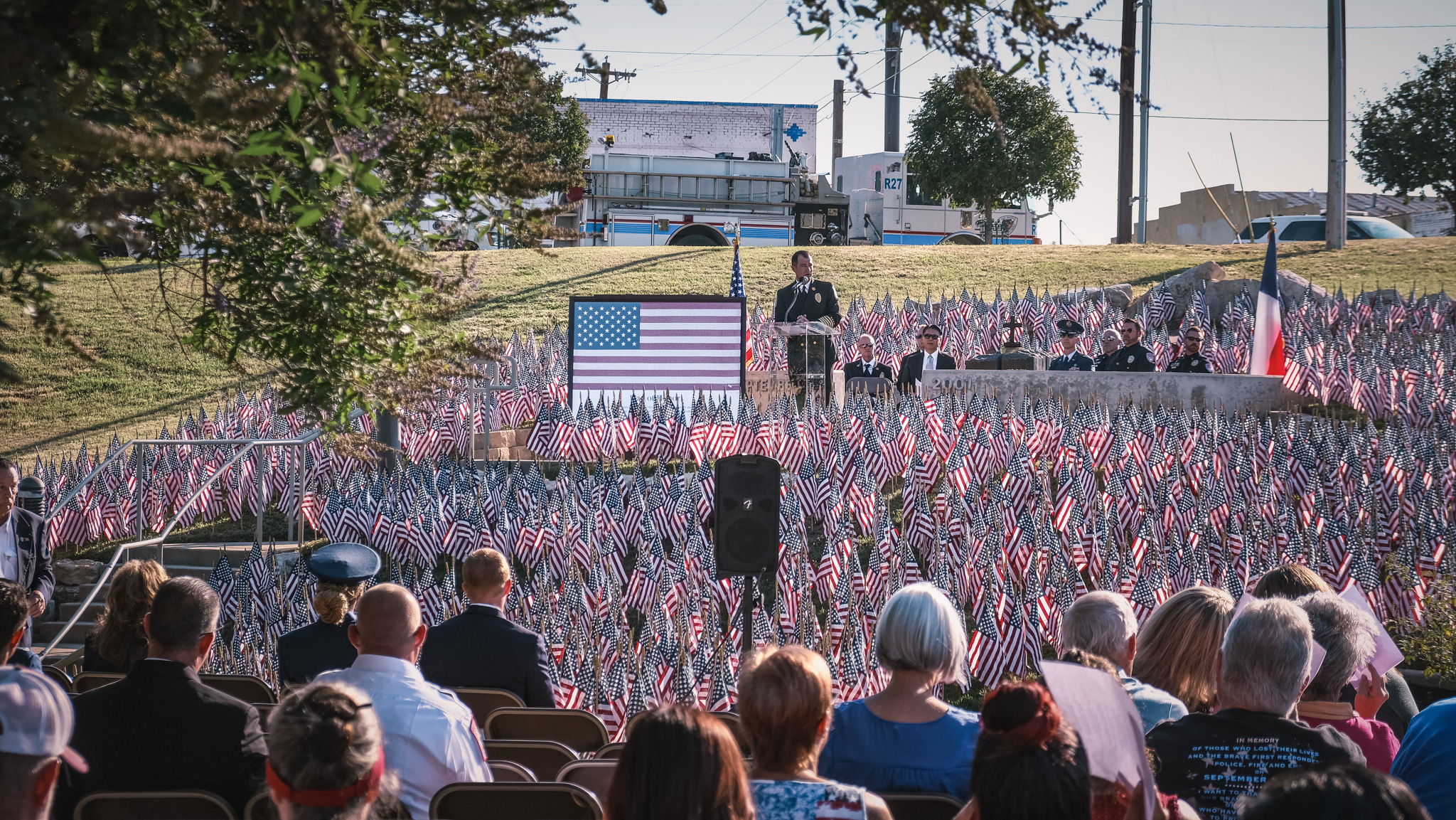San Angelo Commemorates 23rd Anniversary of 9/11 with Memorial Service