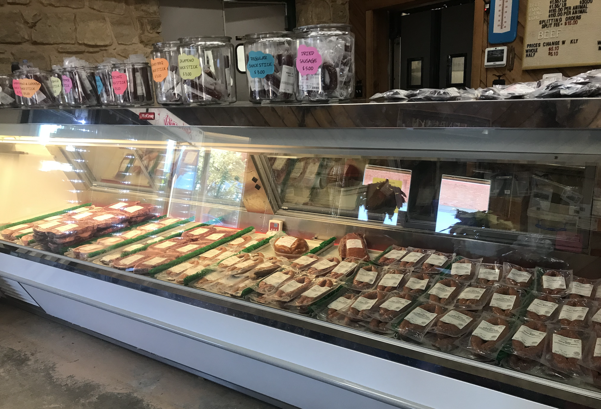 Sklenarik's Smoked Meats in Miles offers numerous products, such as beef jerky, turkey, ham and summer sausage. Sklenarik's Smoked Meats in Miles offers numerous products, such as beef jerky, turkey, ham and summer sausage.