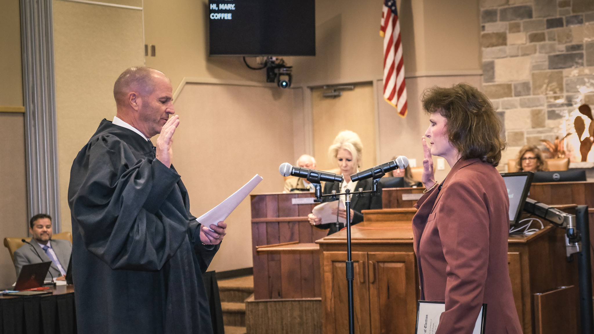 District 6 Councilmember Mary Coffey Sworn in at May 20 City Council Meeting.