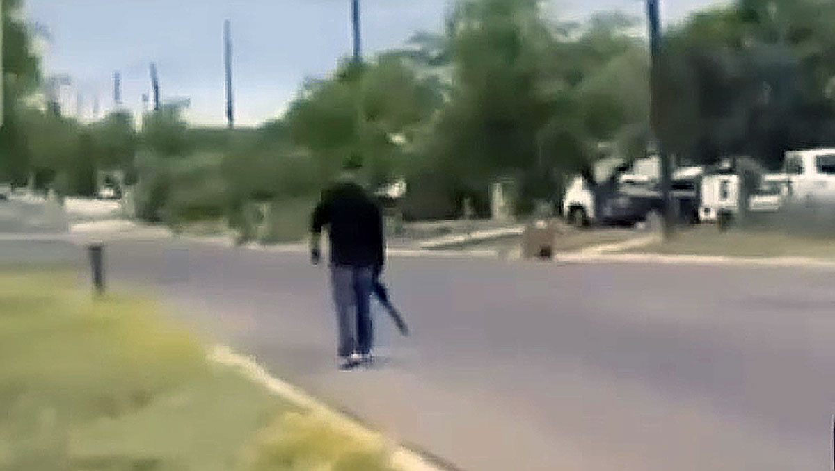 Lake View High School was placed on hold Monday afternoon after reports of a man walking near the school with a gun, according to the San Angelo Police Department. Lake View High School was placed on hold Monday afternoon after reports of a man walking near the school with a gun, according to the San Angelo Police Department.