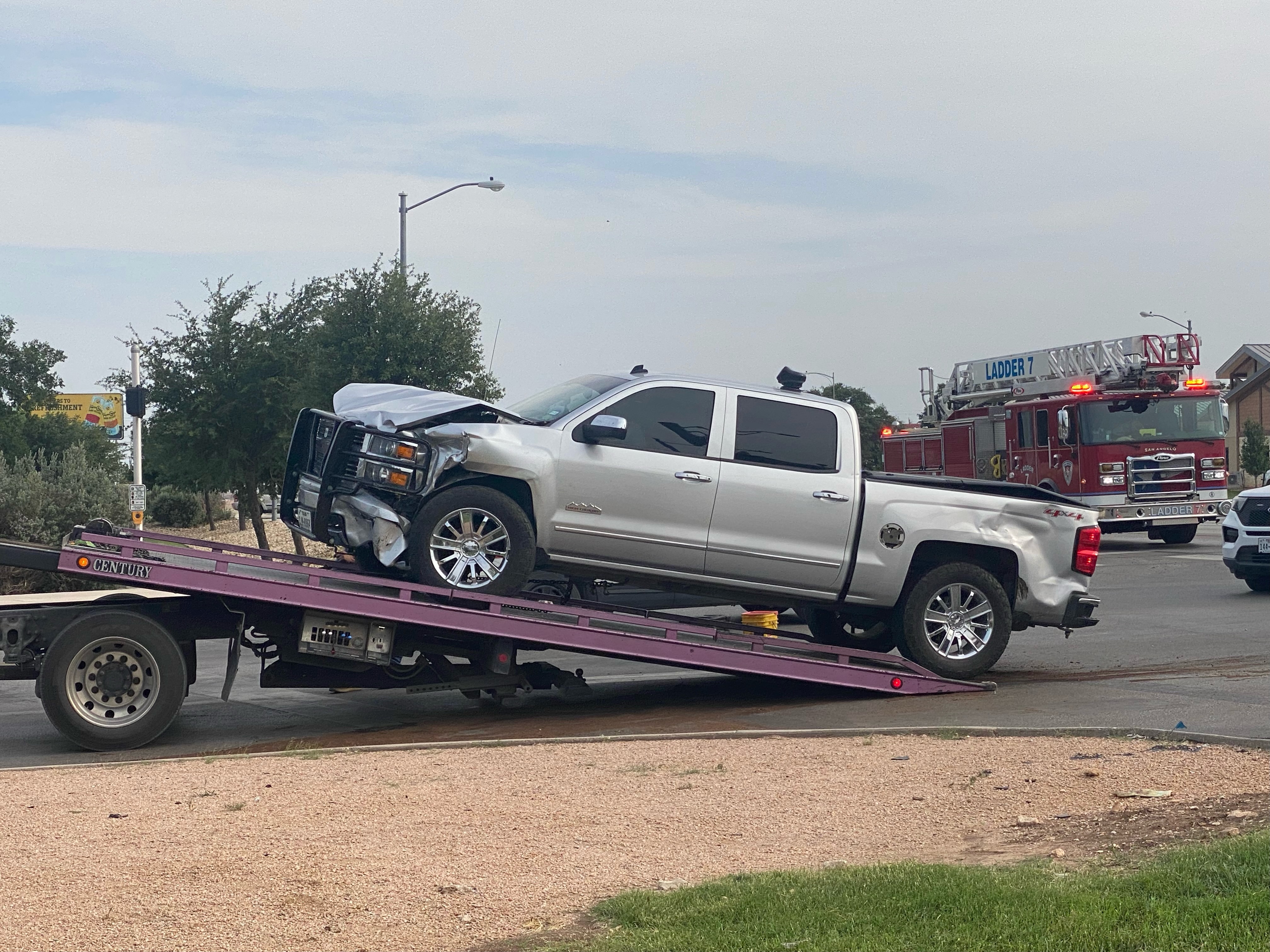 Pickup Truck Collision Snarls Traffic Near Walmart on S. Bryant Pickup Truck Collision Snarls Traffic Near Walmart on S. Bryant
