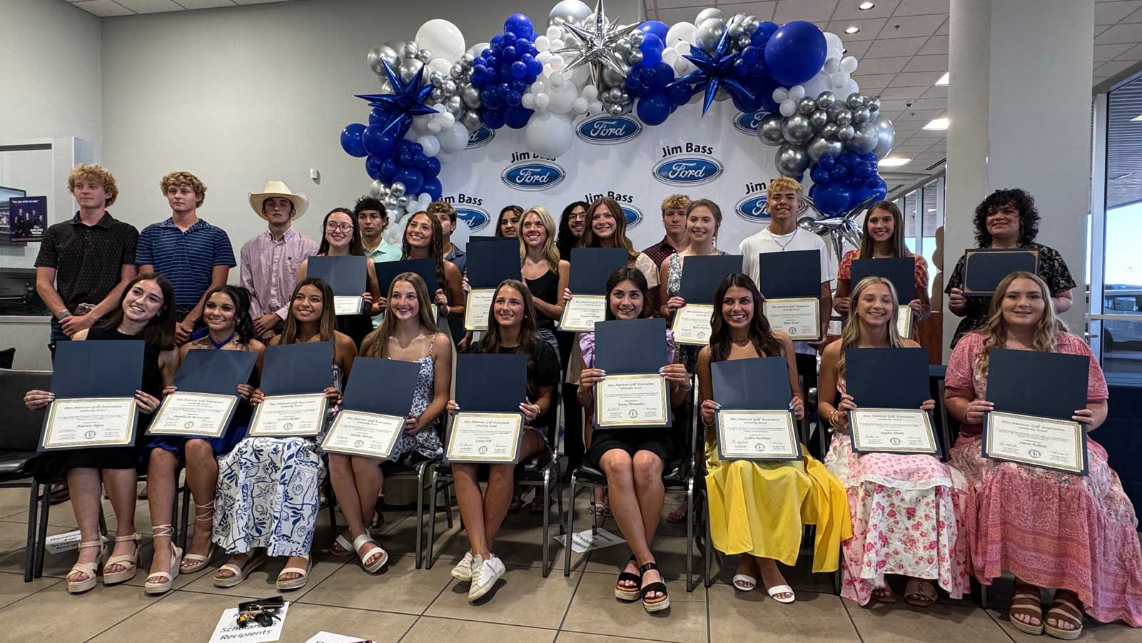 Recipients of the 2025 Pan-American Golf Association scholarships Recipients of the 2025 Pan-American Golf Association scholarships