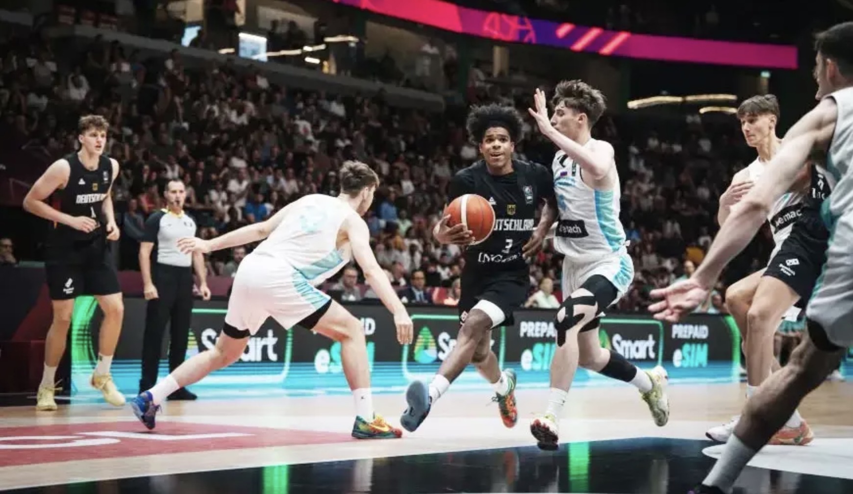 Texas Tech's Christian Anderson in action for the German National team in the FIBA U19 World Cup Texas Tech's Christian Anderson in action for the German National team in the FIBA U19 World Cup