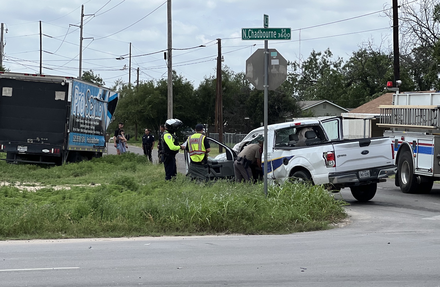 Crash at 37th St and Chadbourne St on July 11, 2025 Crash at 37th St and Chadbourne St on July 11, 2025