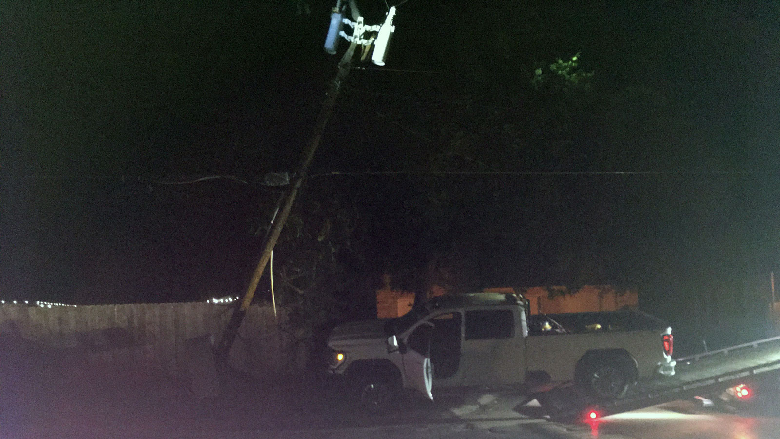 Tipsy Truck Takes Out Power Pole in San Angelo’s Swankiest Neighborhood Tipsy Truck Takes Out Power Pole in San Angelo’s Swankiest Neighborhood