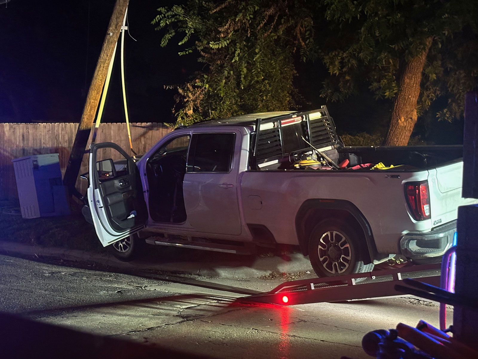 Tipsy Truck Takes Out Power Pole in San Angelo’s Swankiest Neighborhood Tipsy Truck Takes Out Power Pole in San Angelo’s Swankiest Neighborhood