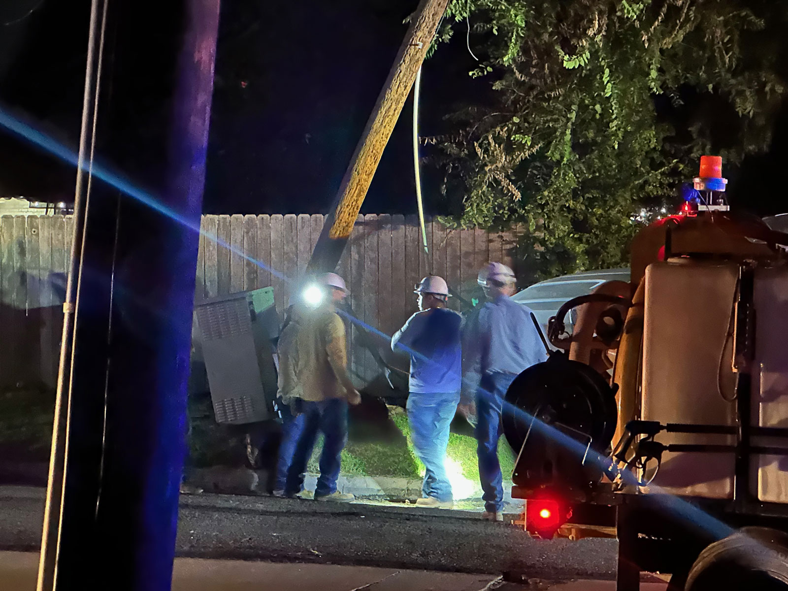 Tipsy Truck Takes Out Power Pole in San Angelo’s Swankiest Neighborhood Tipsy Truck Takes Out Power Pole in San Angelo’s Swankiest Neighborhood