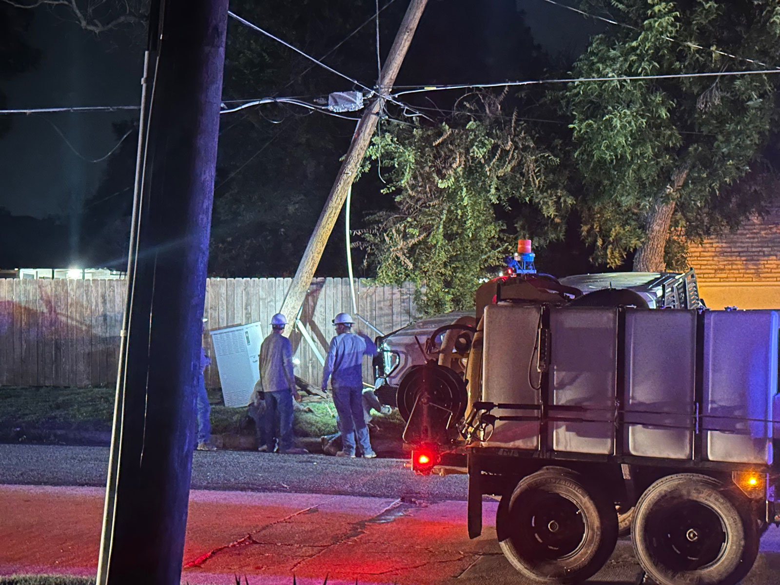 Tipsy Truck Takes Out Power Pole in San Angelo’s Swankiest Neighborhood Tipsy Truck Takes Out Power Pole in San Angelo’s Swankiest Neighborhood