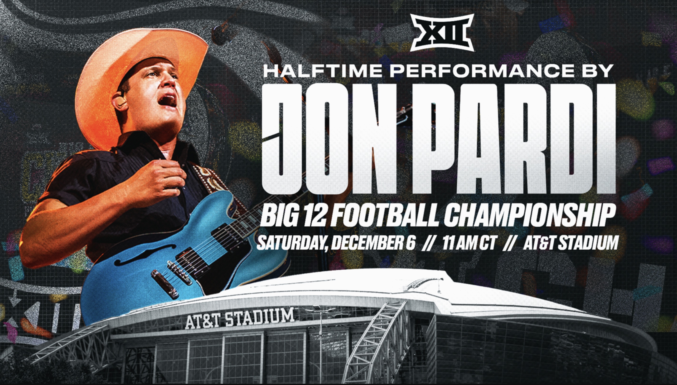 Jon Pardi to perform at the Big 12 Championship Game Jon Pardi to perform at the Big 12 Championship Game