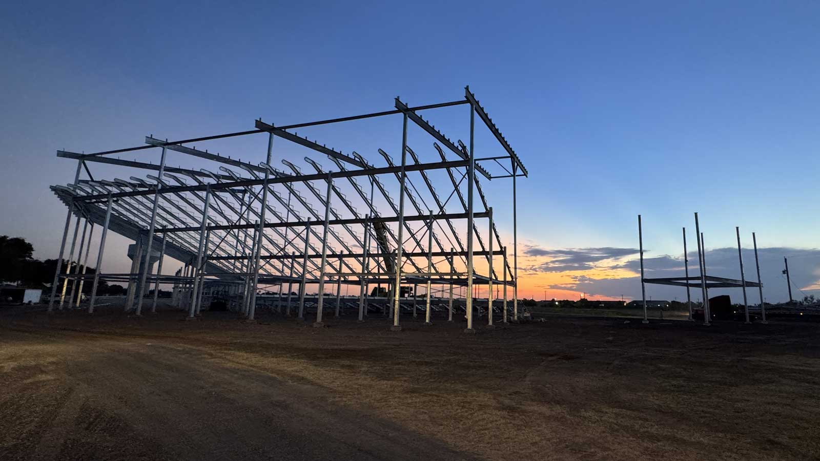 The new stands at the San Angelo Roping Arena on the rodeo grounds behind the Coliseum. The new stands at the San Angelo Roping Arena on the rodeo grounds behind the Coliseum.