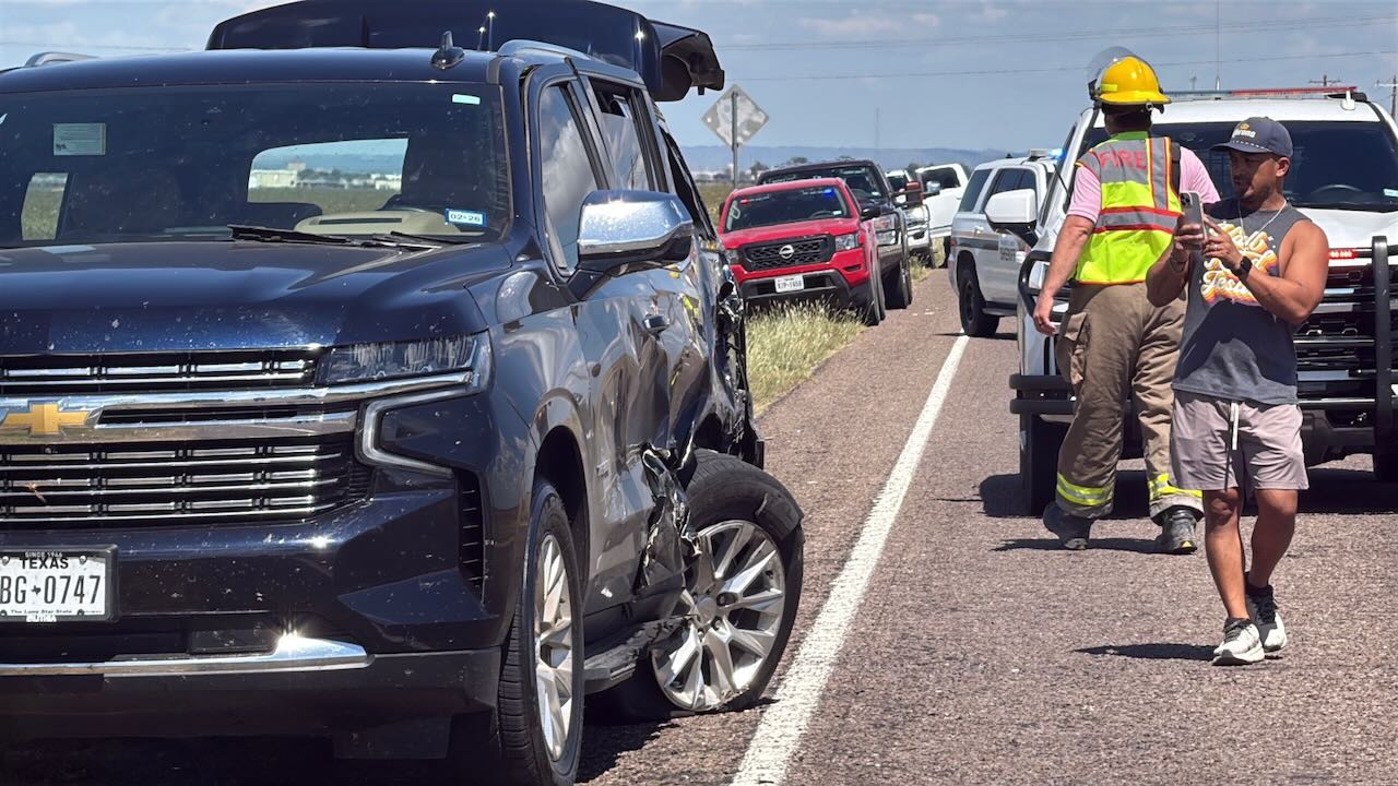 Chevy SUV vs Ford SUV Violence Closes US 277 South of San Angelo on Sept 21, 2025. Chevy SUV vs Ford SUV Violence Closes US 277 South of San Angelo on Sept 21, 2025.
