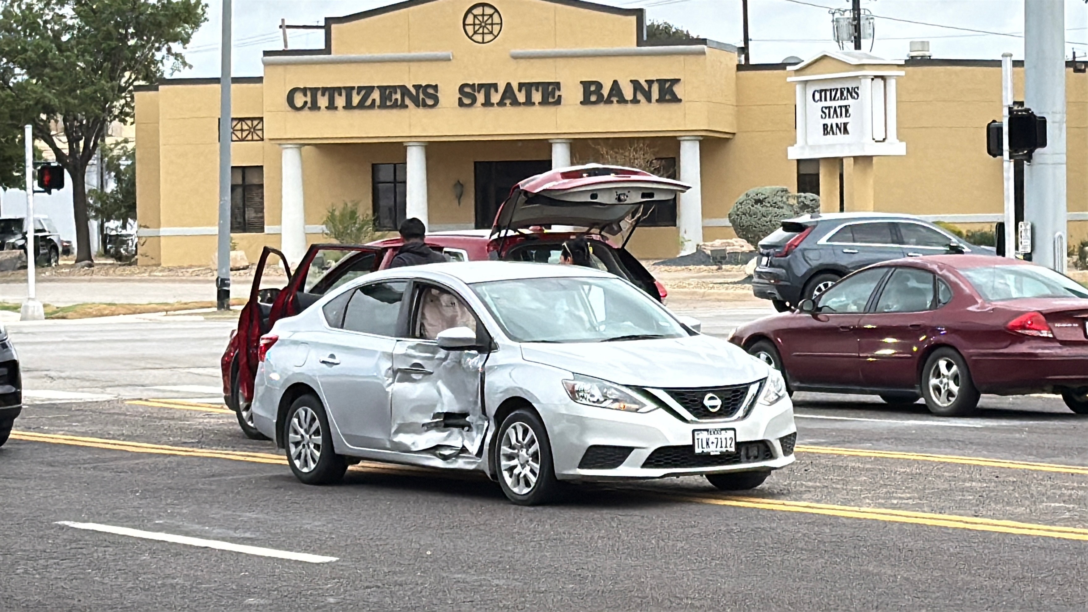Three people, including a child, were transported to the hospital Wednesday after a crash in San Angelo. Three people, including a child, were transported to the hospital Wednesday after a crash in San Angelo.