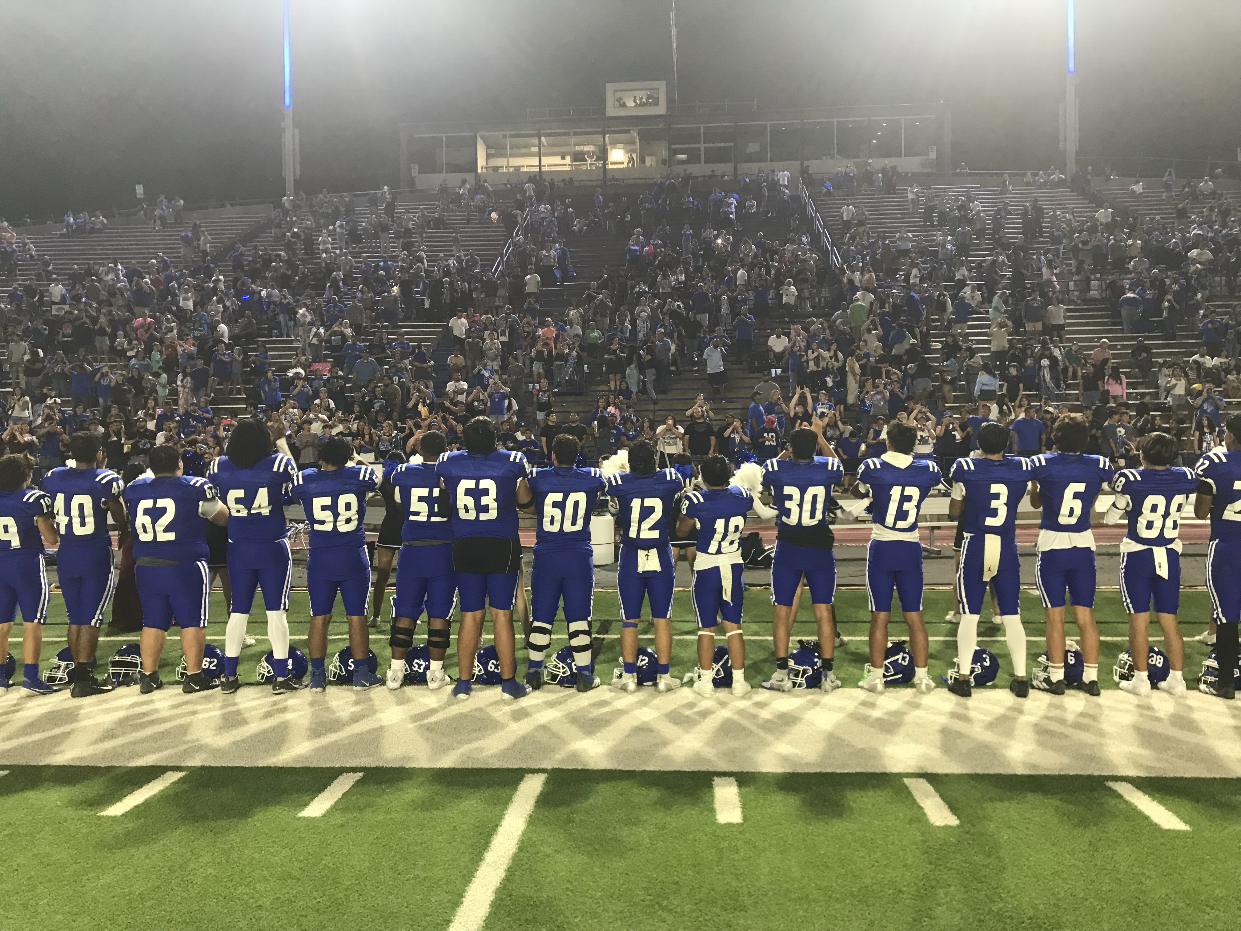 The Lake View Chiefs defeated Lubbock High 50-49 on Friday, Sept. 19, at San Angelo Stadium. The Lake View Chiefs defeated Lubbock High 50-49 on Friday, Sept. 19, at San Angelo Stadium.