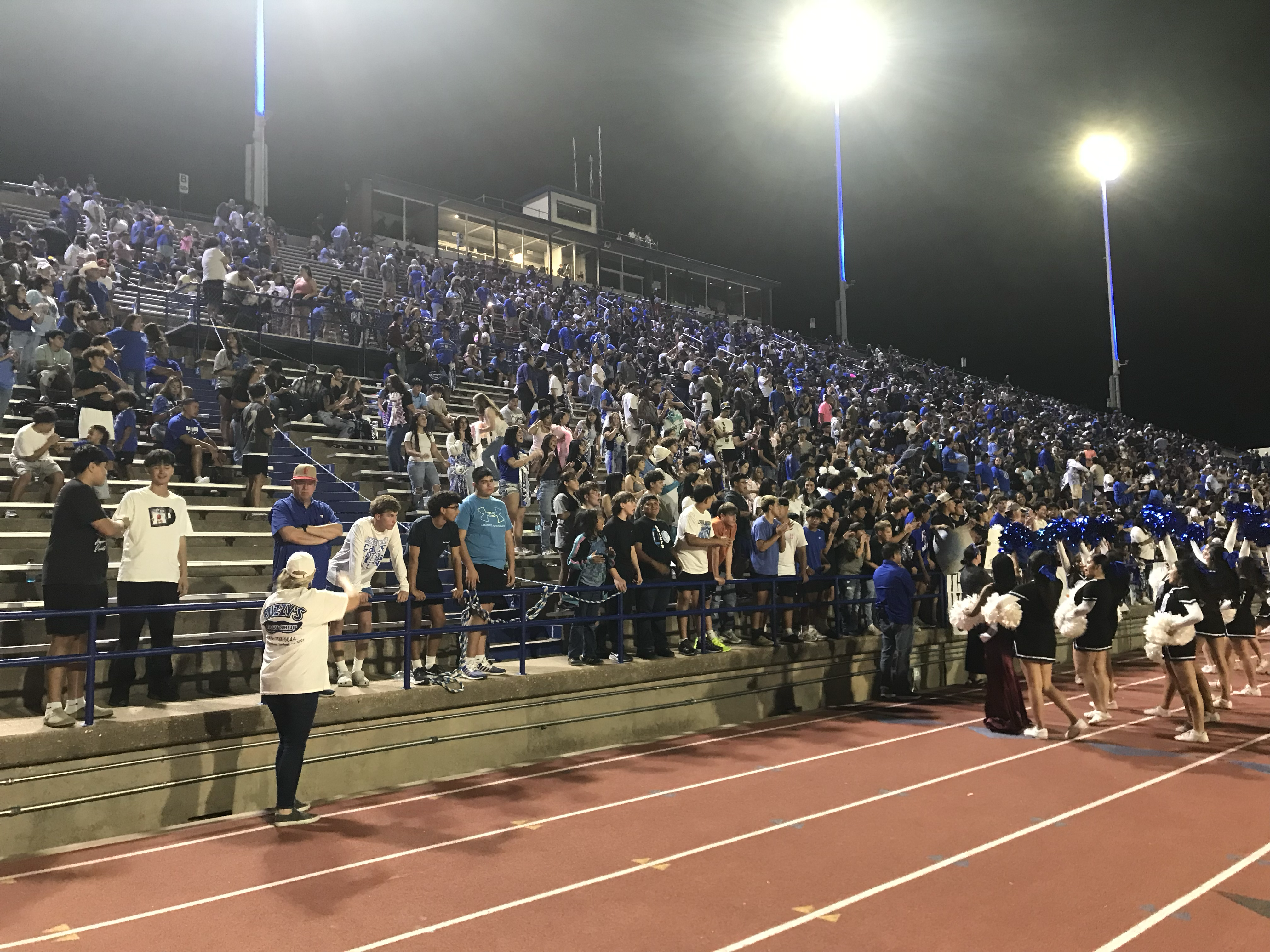 There was a large crowd in attendance for Lake View against Lubbock High on Friday, Sept. 19, 2025, at San Angelo Stadium. There was a large crowd in attendance for Lake View against Lubbock High on Friday, Sept. 19, 2025, at San Angelo Stadium.