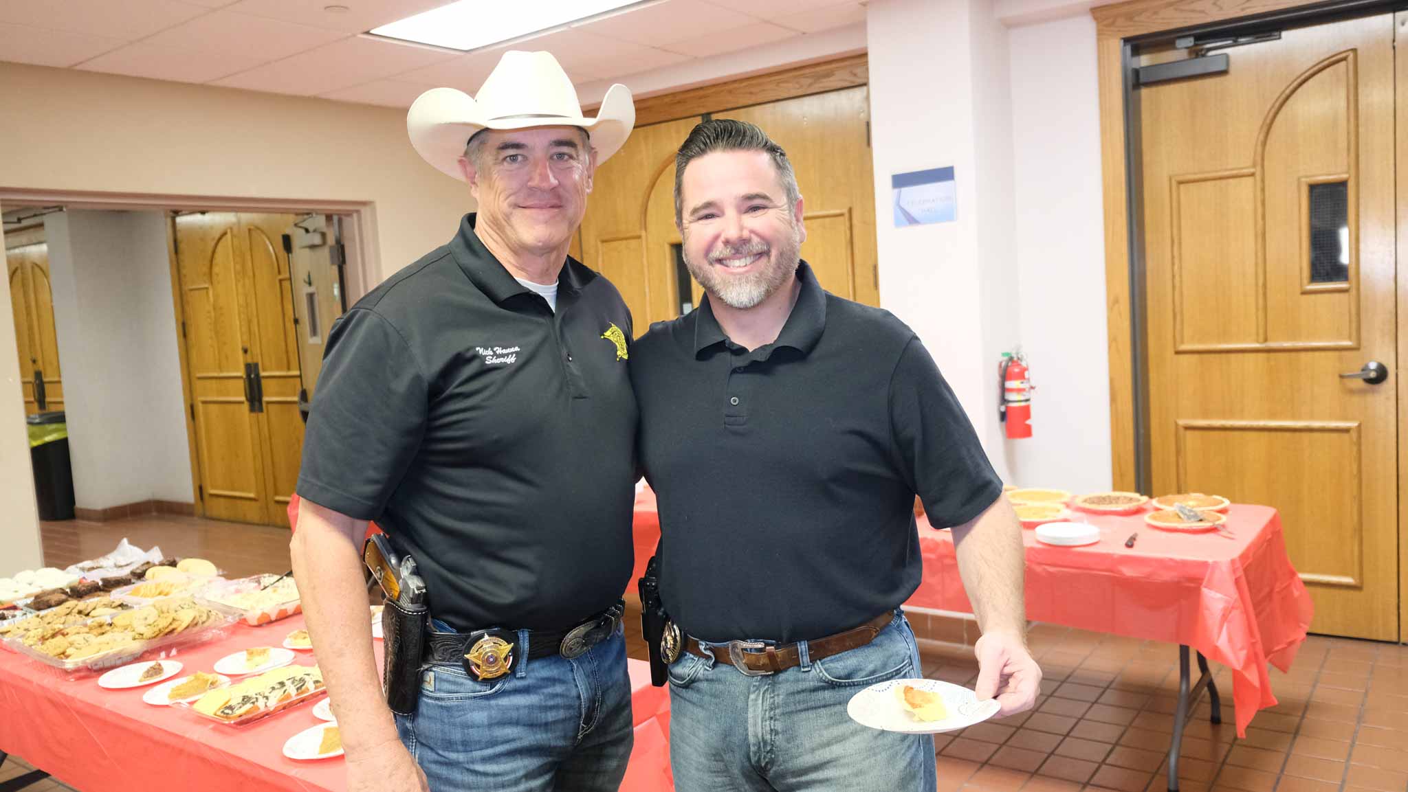 Tom Green County Sheriff Nick Hanna (pictured left) and San Angelo Police Chief Travis Griffith. Tom Green County Sheriff Nick Hanna (pictured left) and San Angelo Police Chief Travis Griffith.