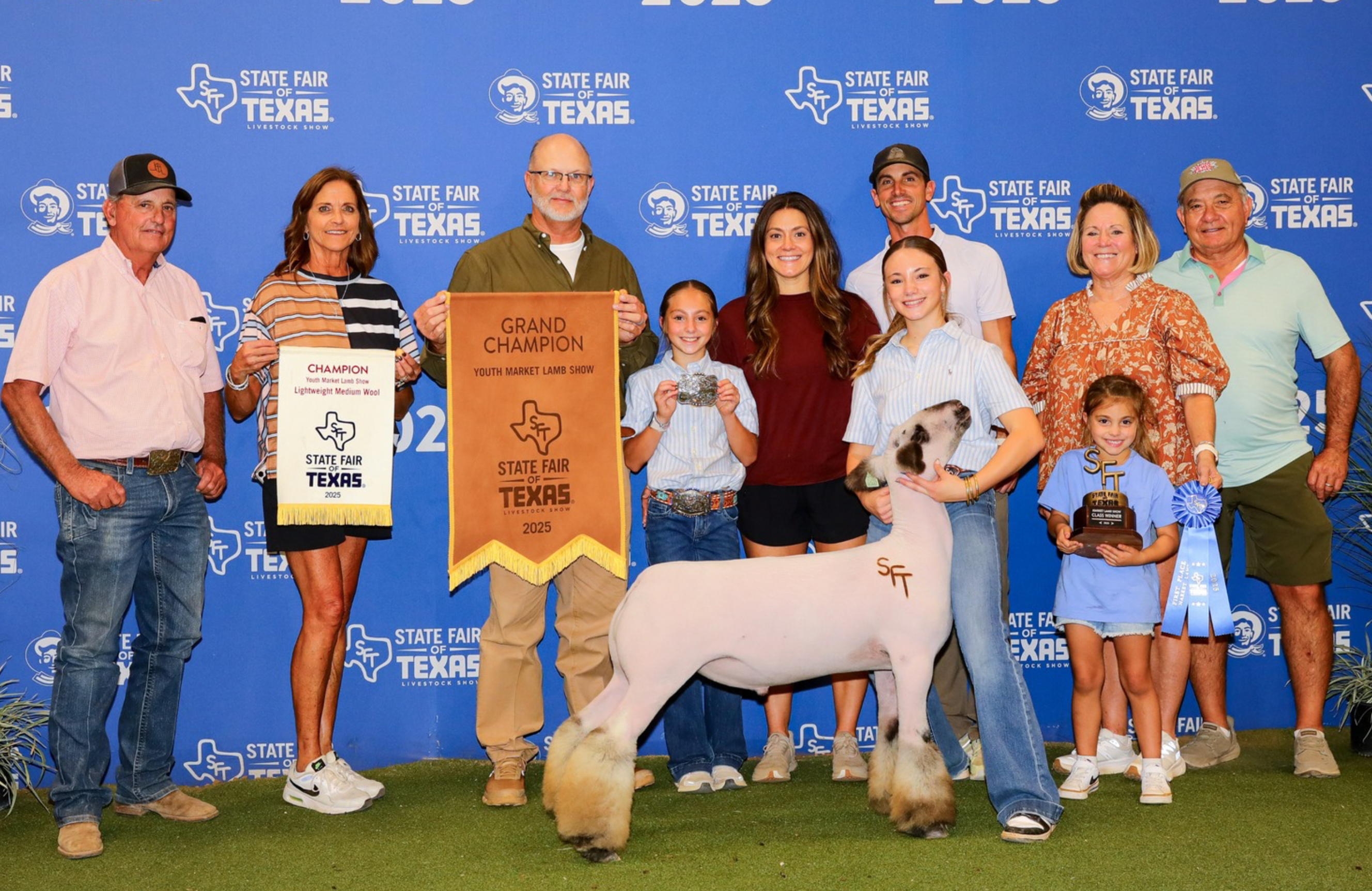 Tom Green County 4-H member Stratley Strube won Grand Champion Market Lamb at the 2025 State Fair of Texas. Her lamb sold for $31,000 at auction. Tom Green County 4-H member Stratley Strube won Grand Champion Market Lamb at the 2025 State Fair of Texas. Her lamb sold for $31,000 at auction.