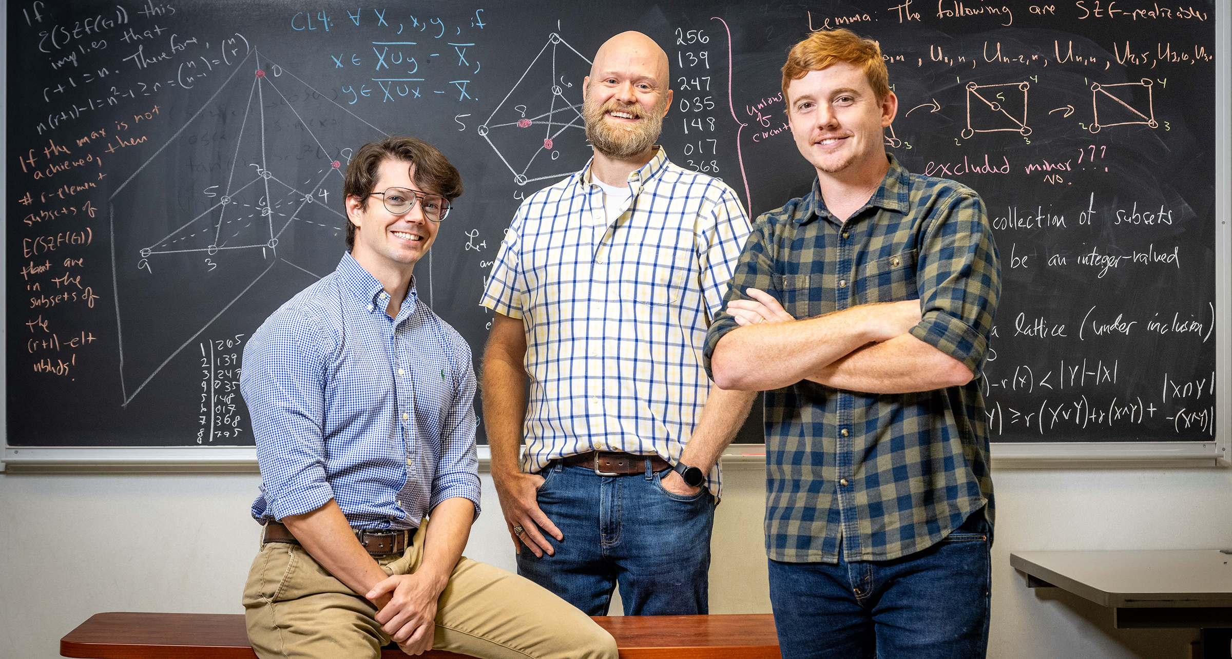 (L-R) Dr. Simon Pfeil, Dr. Jesse Taylor and Dr. Dennis Hall (L-R) Dr. Simon Pfeil, Dr. Jesse Taylor and Dr. Dennis Hall