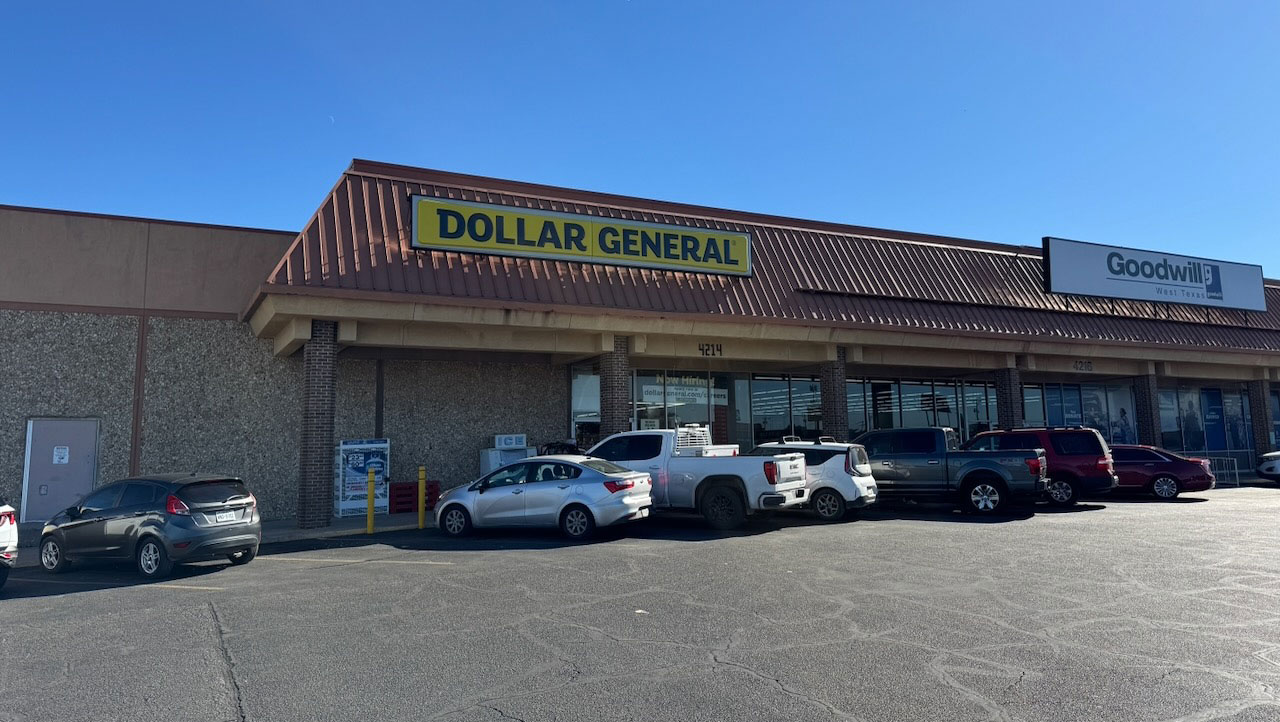 The Dollar General at 4214 College Hills Blvd. in San Angelo, Texas