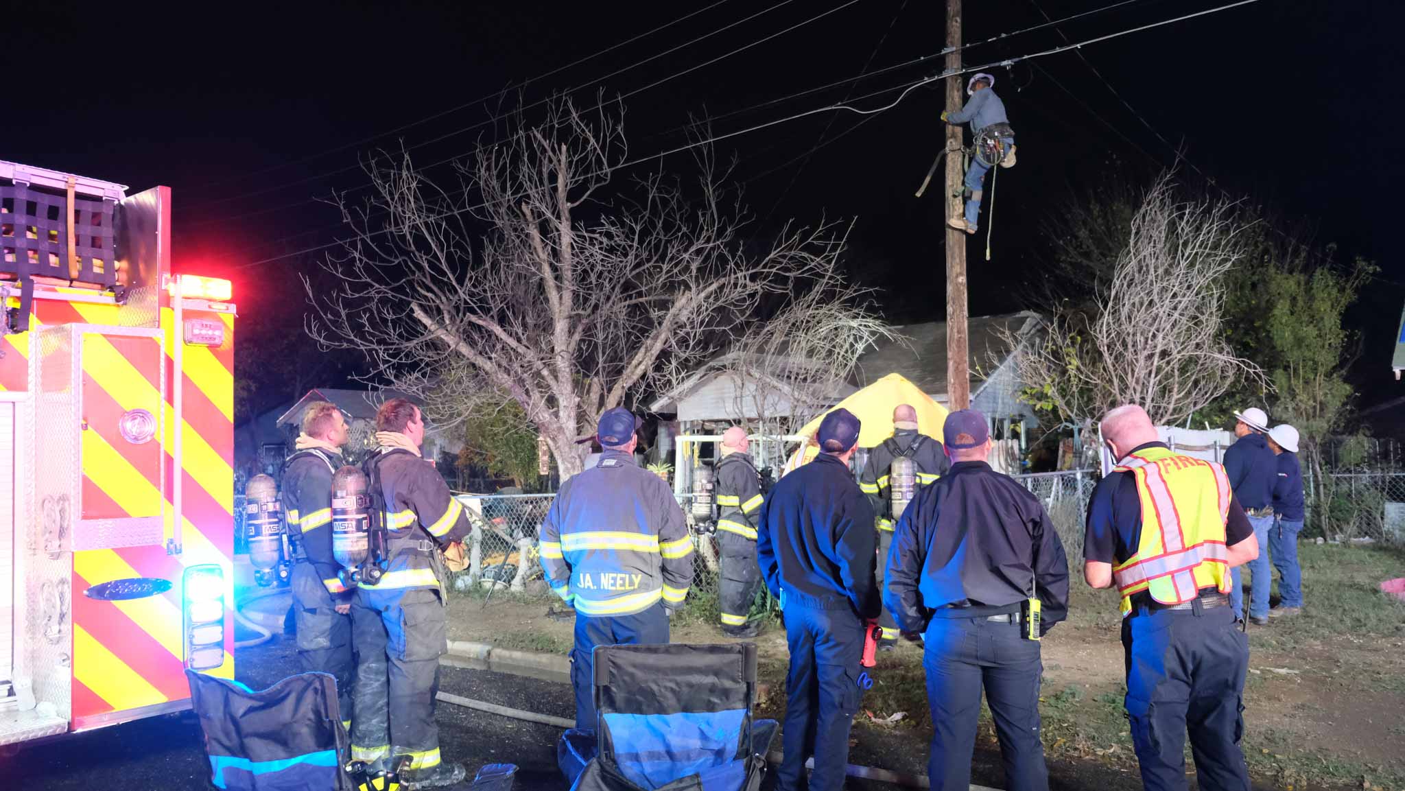 San Angelo Fire Scene on Nov. 28, 2025.