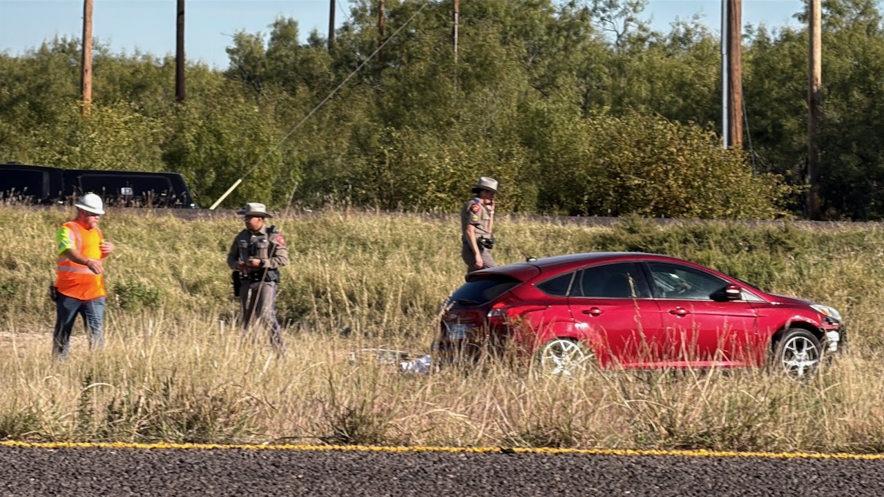Crash on US 87 at arch Road, north of San Angelo.