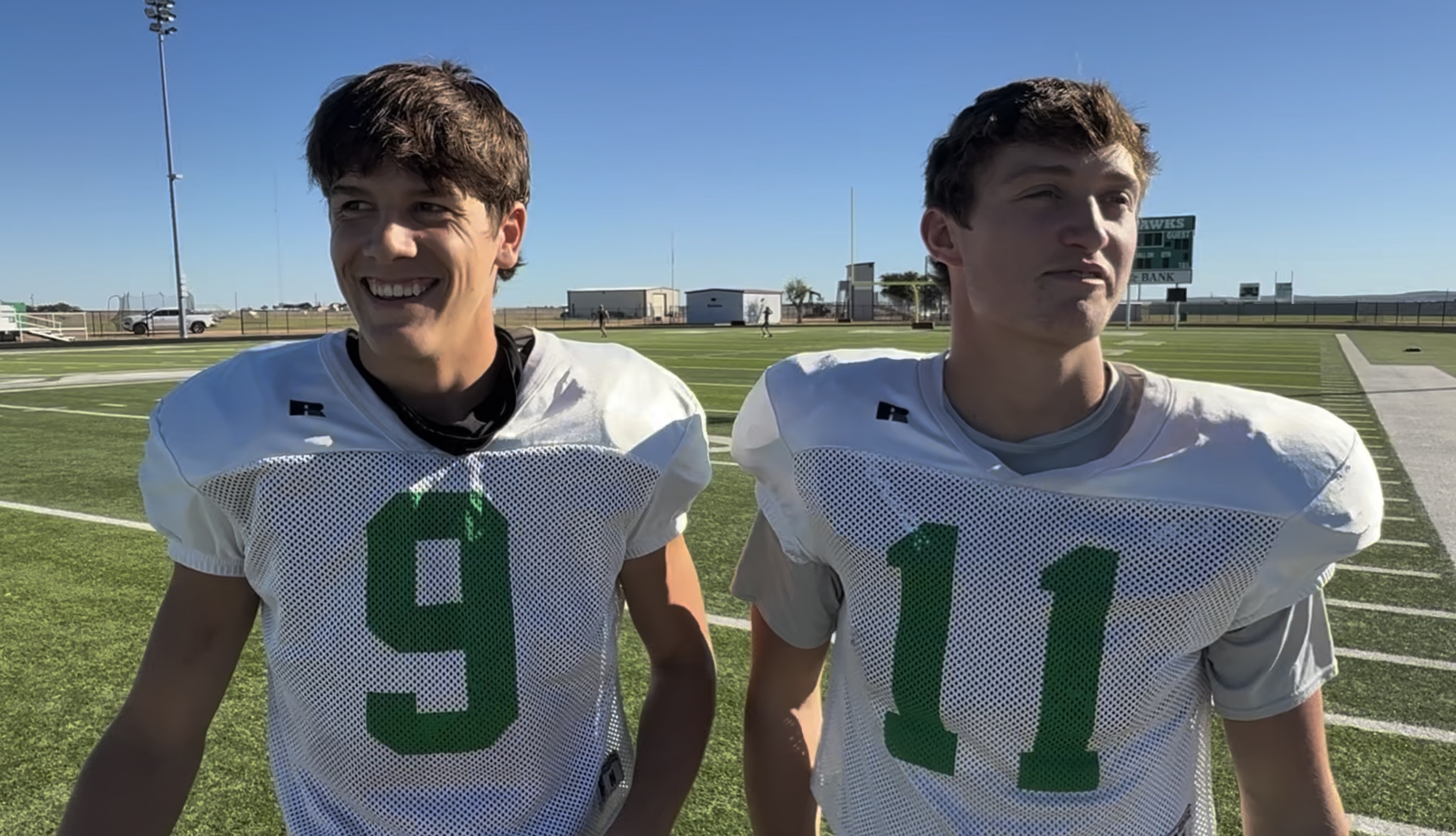 Wall Hawks Gunner King (Left) and Evan Boehle (Right)
