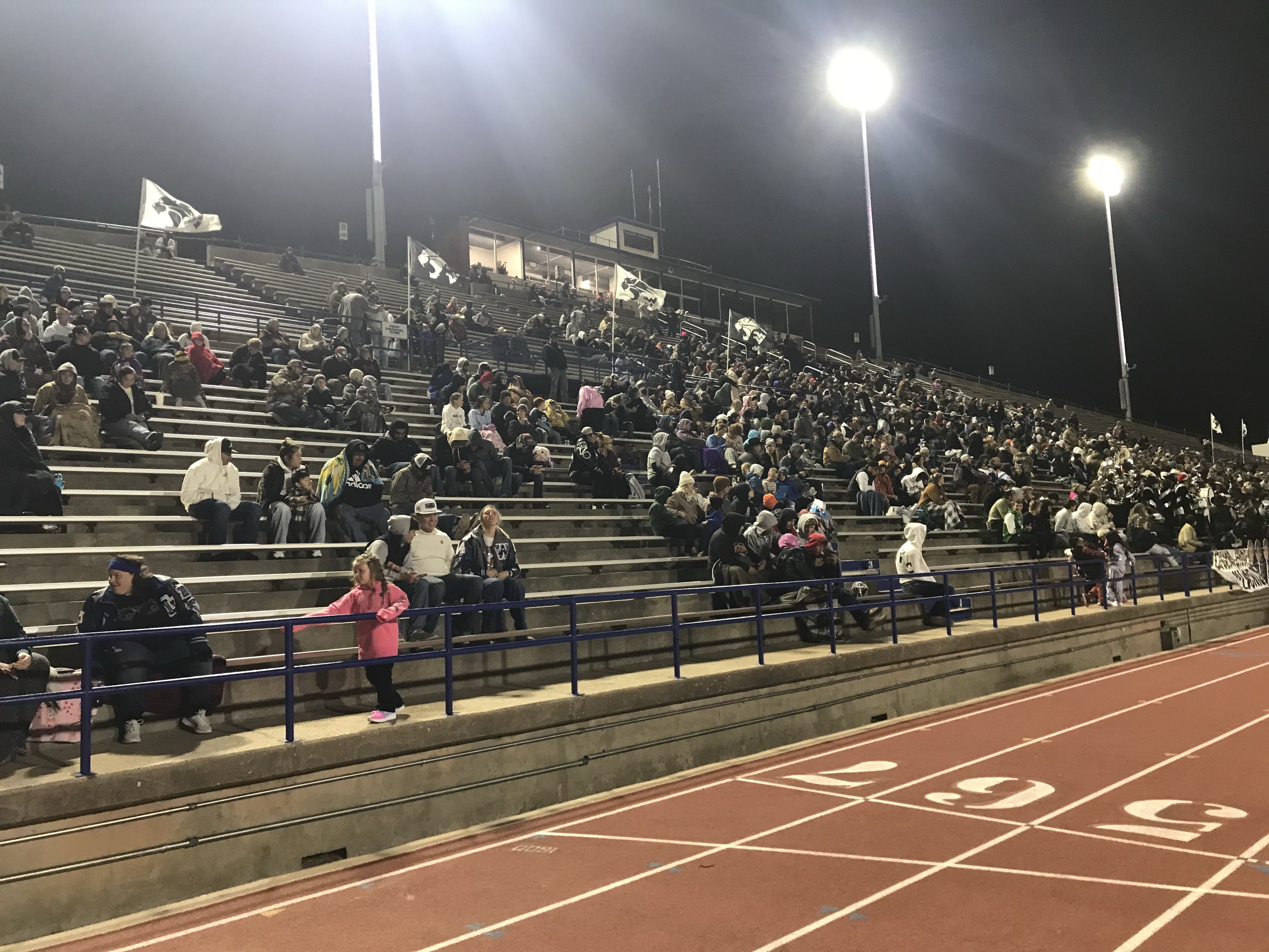 Water Valley's fans showed up to support their team during the Wildcats' 50-28 win over Robert Lee in the state quarterfinals Friday, Nov. 28, 2025, at San Angelo Stadium.