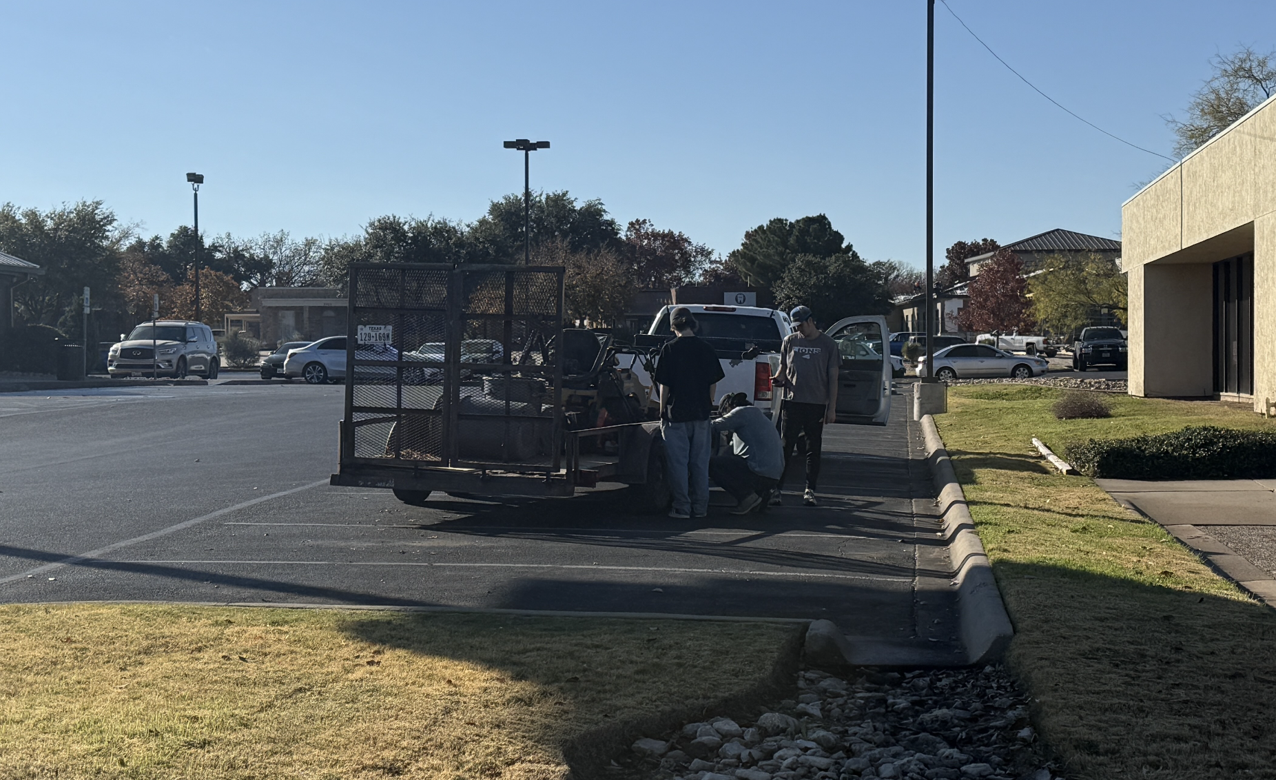 GMC Trailer involved in crash near Texas Roadhouse