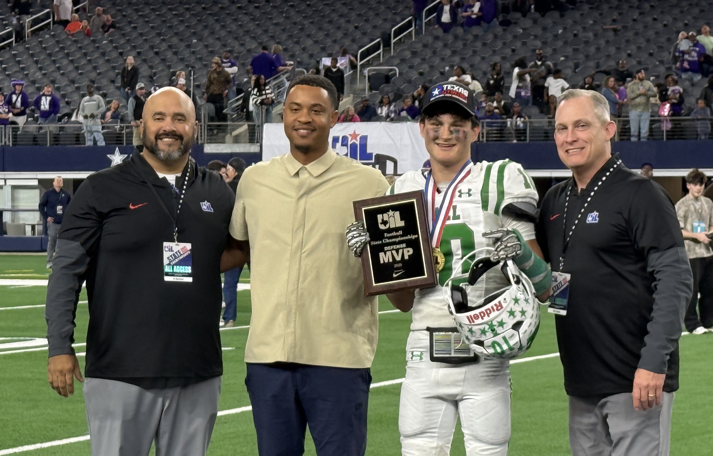 Wall Hawks Gavin Sisson 2025 3A-Div II Defensive MVP