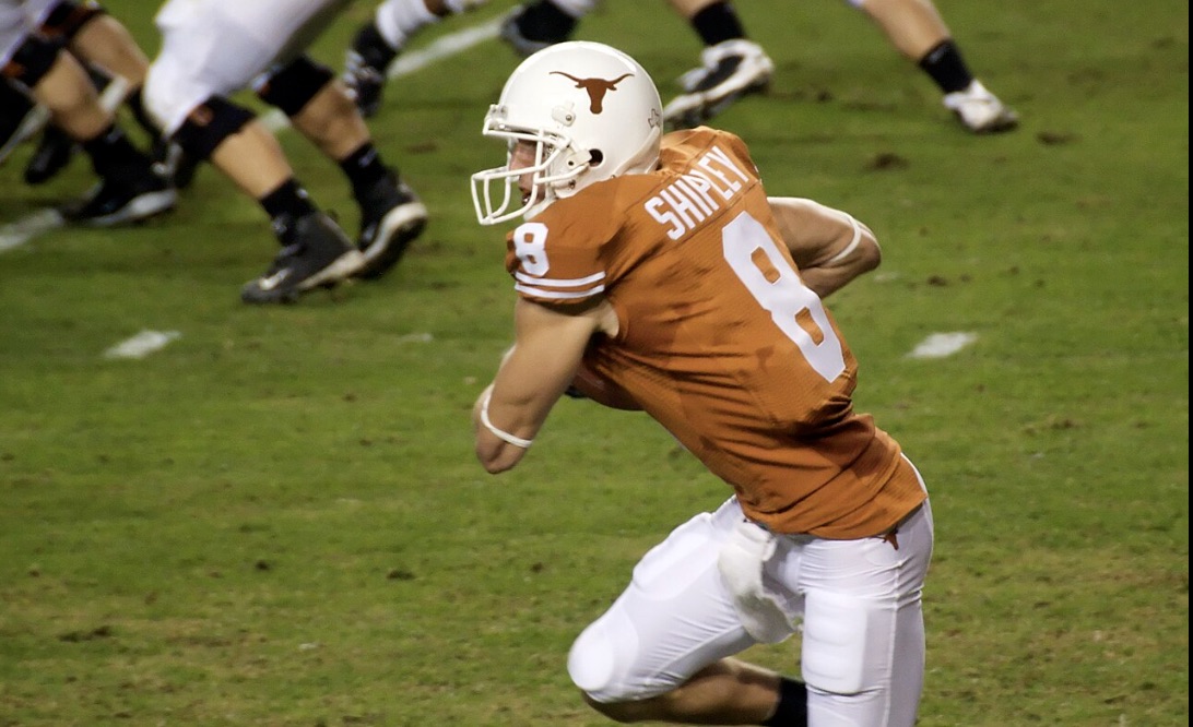 University of Texas Wide Receiver Jordan Shipley