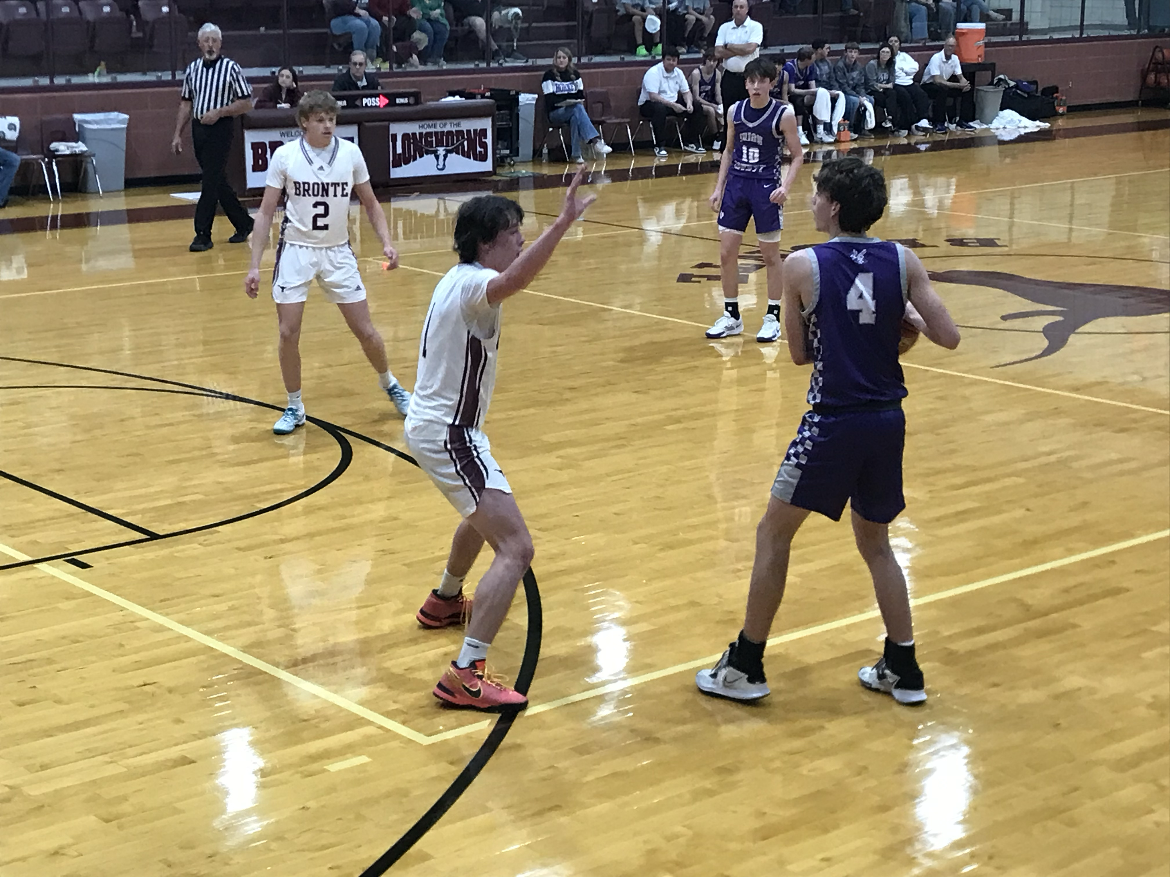 Irion County and Bronte's boys basketball teams played Friday, Jan. 30, 2026, in Bronte.