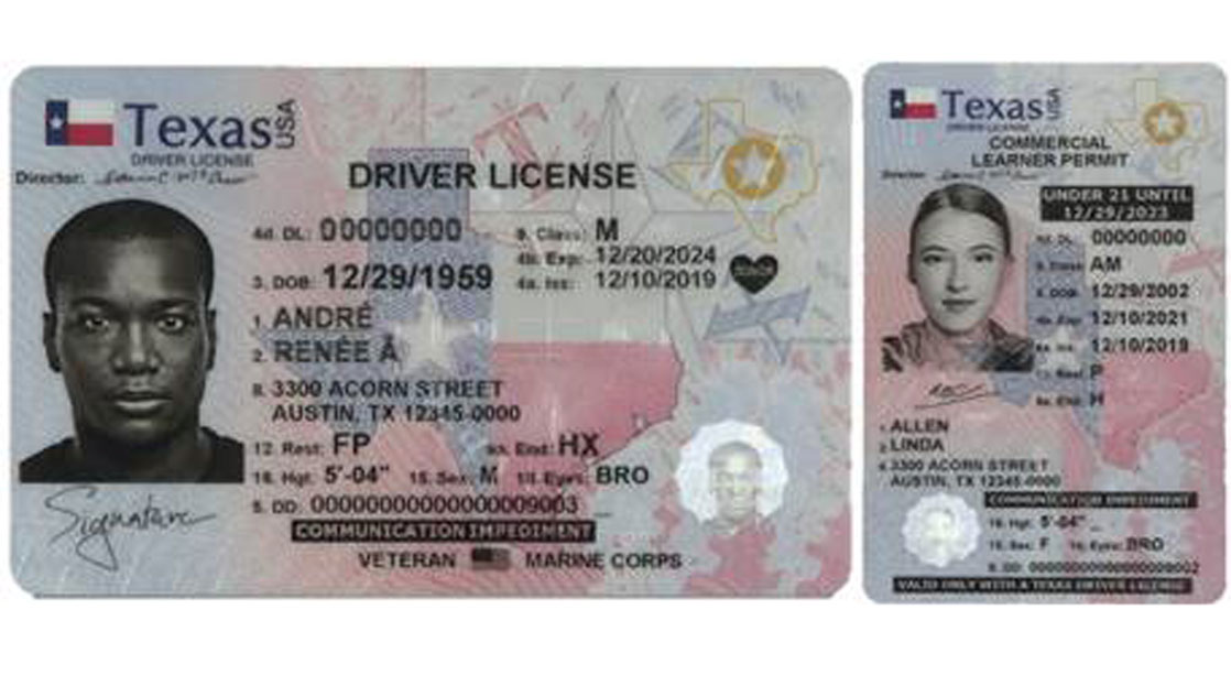 DPS Unveils New Driver's License Featuring All New Security Features