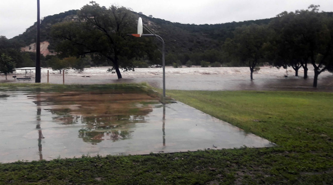 Historic Hill Country Flooding Collapses Bridge in Kingsland