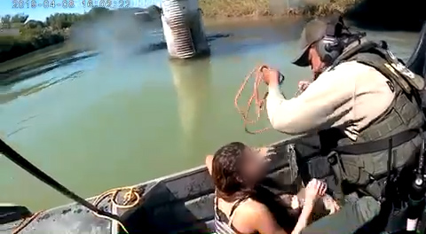 WATCH: Border Patrol Saves 17-Year-Old Honduran Girl from Drowning in the Rio Grande