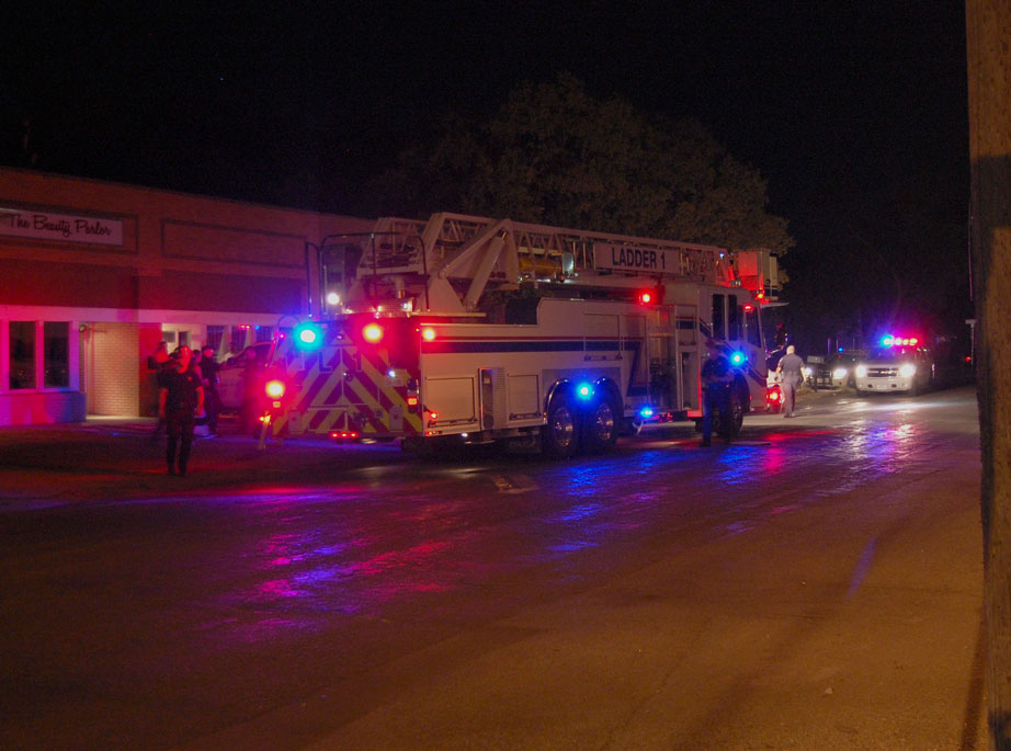 A girl dances outside the Thunderstruck set up at the rodeo. (LIVE! Photo by Chelsea Schmid)