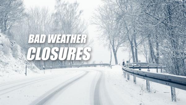 Weather Delays and Closings for Friday