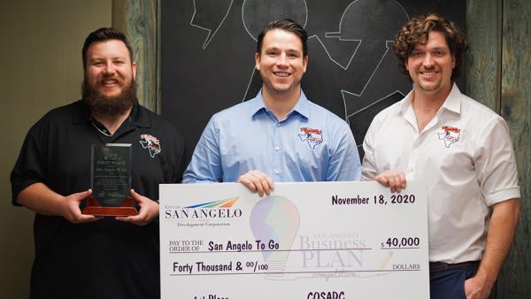 San Angelo To Go Wins $40,000 Cash Prize In Local Competition