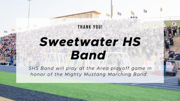 Sweetwater ISD Band Performs for Andrews Band After Tragic Crash