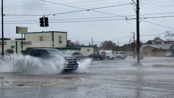 Cold Heavy Rain & Flooding Causing Traffic Headaches Across San Angelo Tuesday Morning