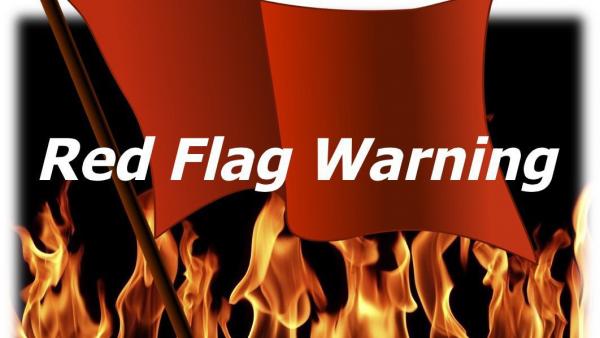 Wildfire Danger Upgraded to Red Flag Warning Wednesday Afternoon 