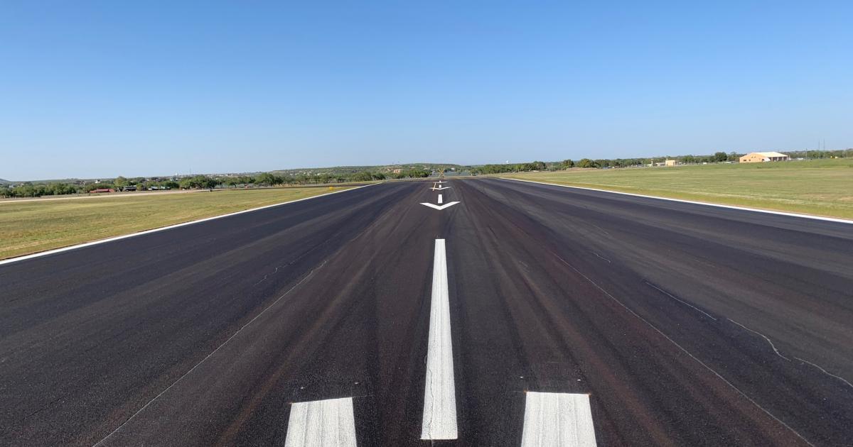 The San Angelo Airport Main Runway Gets Facelift