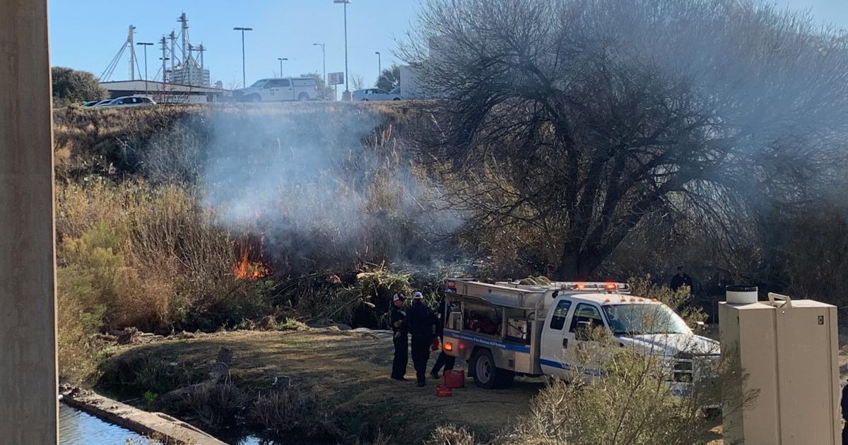 Smoke Fills the Air Near Central High School