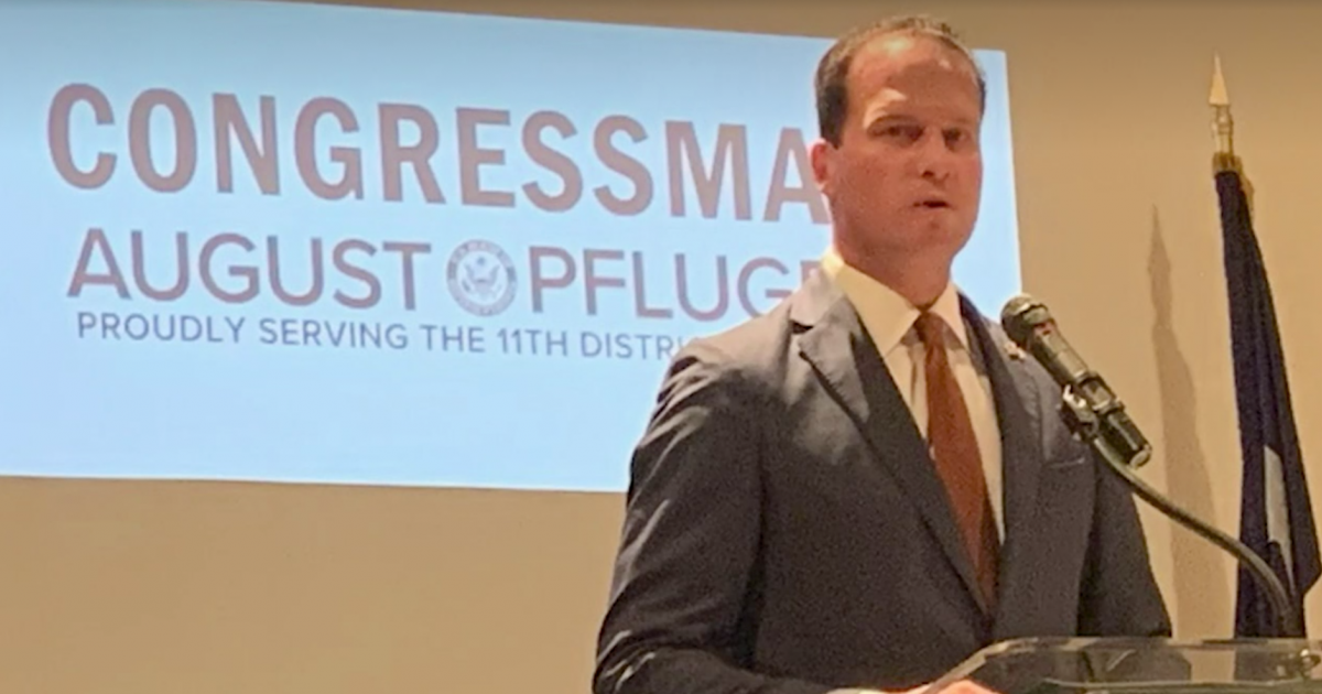 Congressman August Pfluger Officially Announces Bid For Re-Election