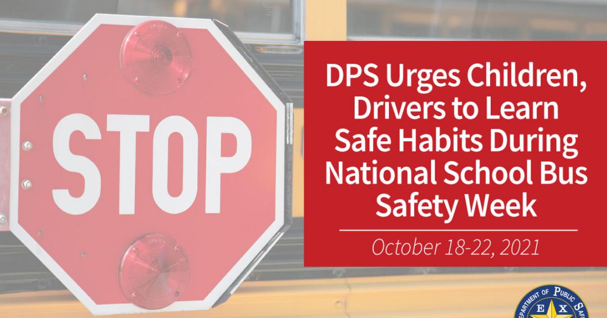 National School Bus Safety Week Focuses on Driving Habits