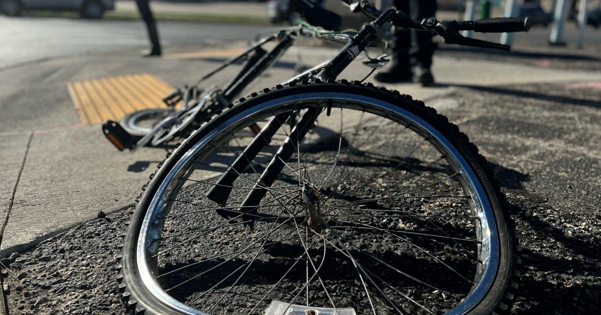 Watch: Cyclist Injured In Serious Crash At Busy Intersection