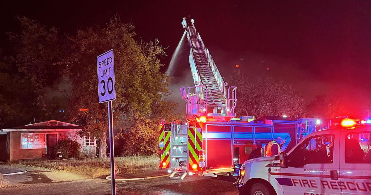 Firefighters Subdue Fully Engulfed House Fire Following Reported Explosion