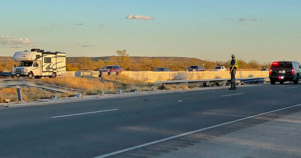 Watch: Driver Airlifted After 18-Wheeler Crashes Through a Guardrail ...