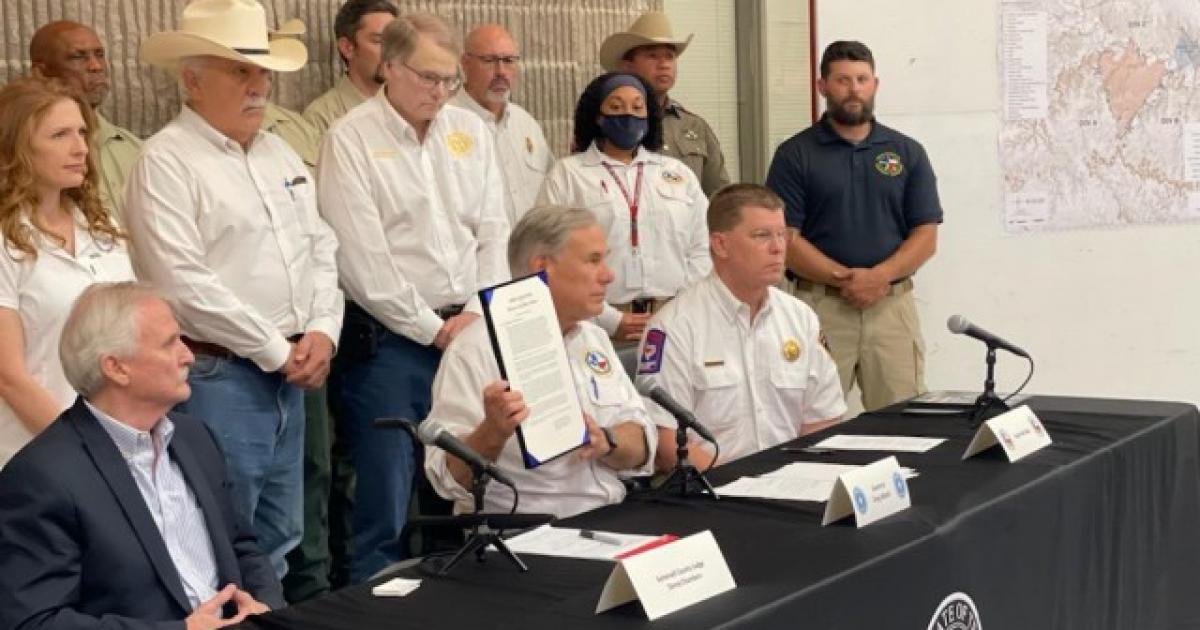 Gov. Abbott Expands Wildfire Disaster Declaration to 10 Additional ...